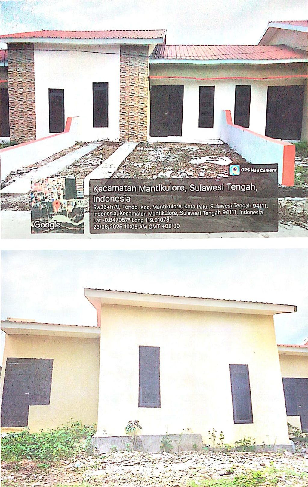 foto tampak rumah tipe 36 perumahan Graha Asri Watutela
