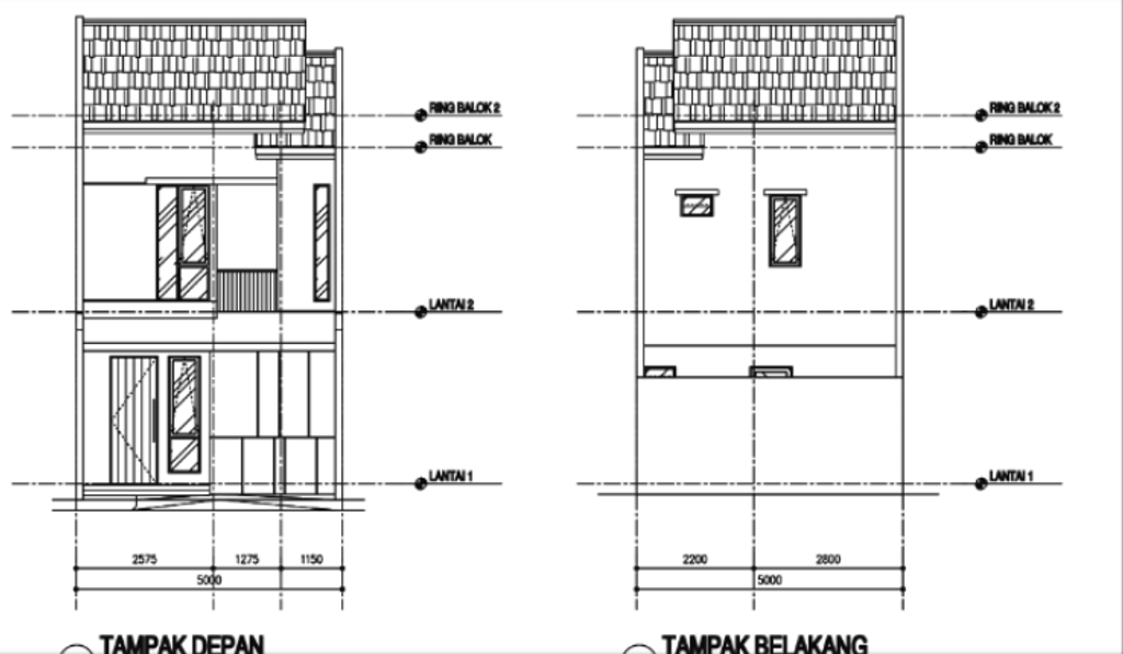 foto tampak rumah tipe Cinnamon perumahan PURI JAYA 22