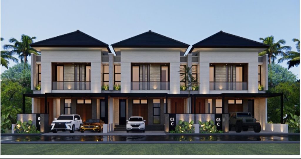 foto tampak rumah tipe 124/201 perumahan CIHEULANG REGENCY