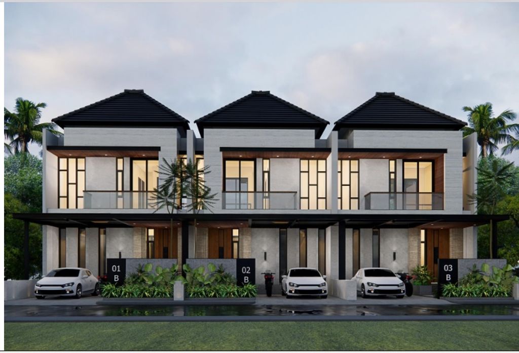 foto tampak rumah tipe 101/156 perumahan CIHEULANG REGENCY