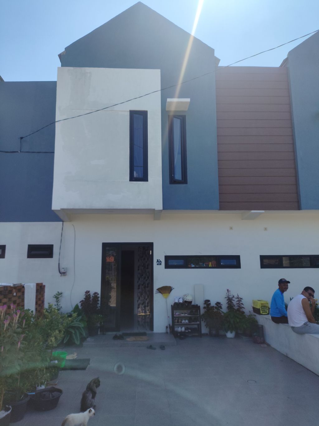 foto tampak rumah tipe THE KAES STANDART 4 perumahan THE OSO 2