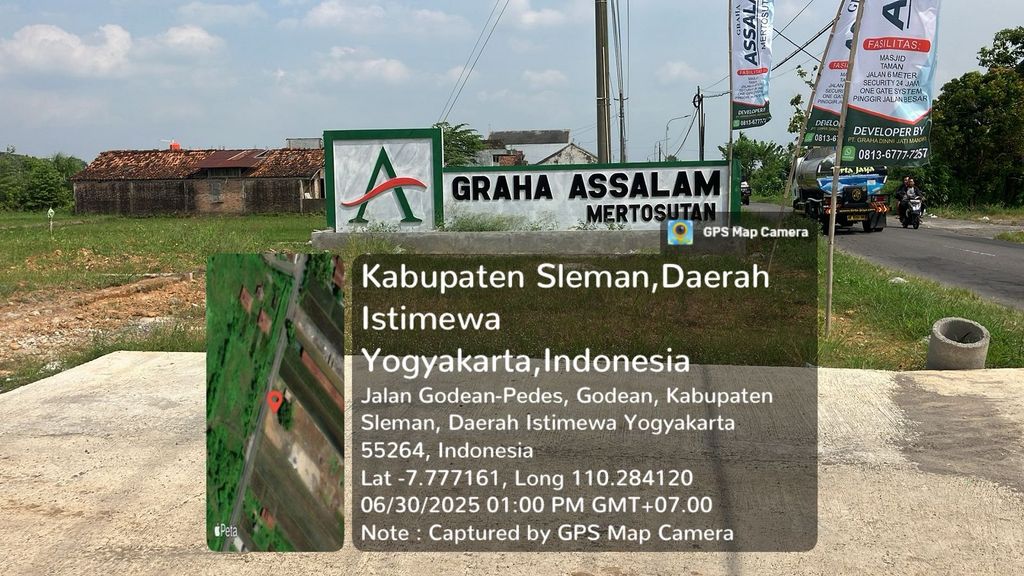 foto gerbang perumahan GRAHA ASSALAM MERTOSUTAN