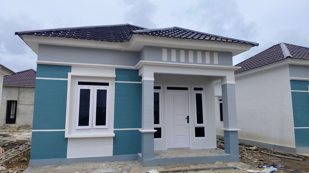 foto tampak rumah tipe 36 perumahan GRIYA TEBELIAN