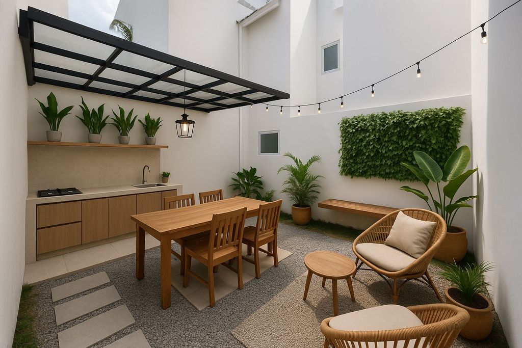 foto denah rumah tipe LYON perumahan Bukit Mas Residence Tahap 2