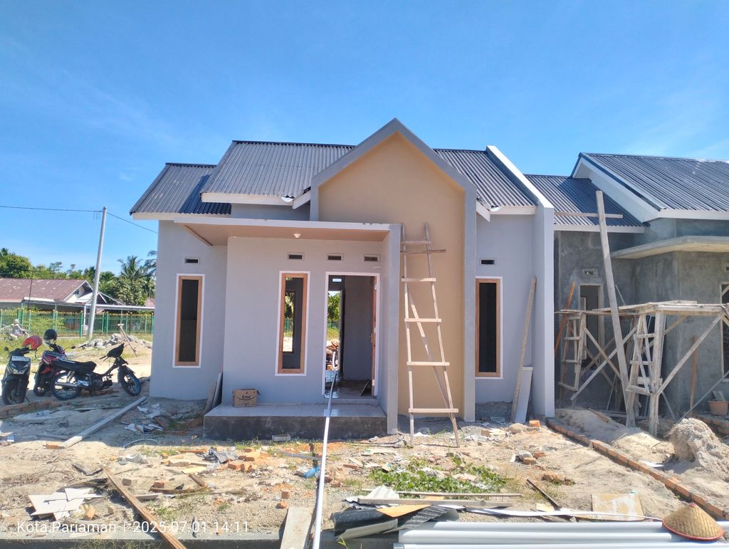 foto tampak rumah tipe 36 perumahan FLOVAN REGENCY
