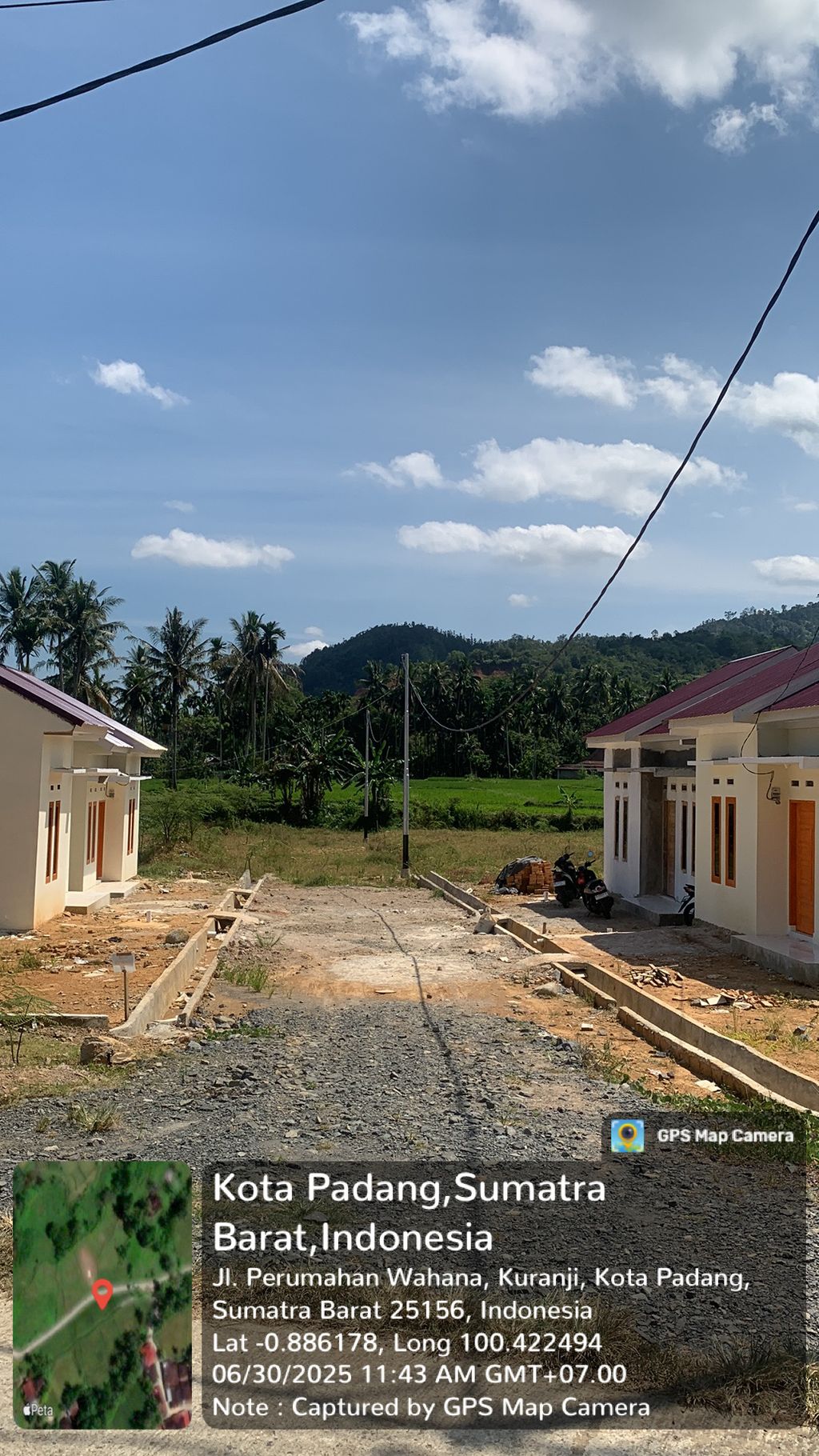 foto posisi tengah perumahan perumahan nusa anugerah
