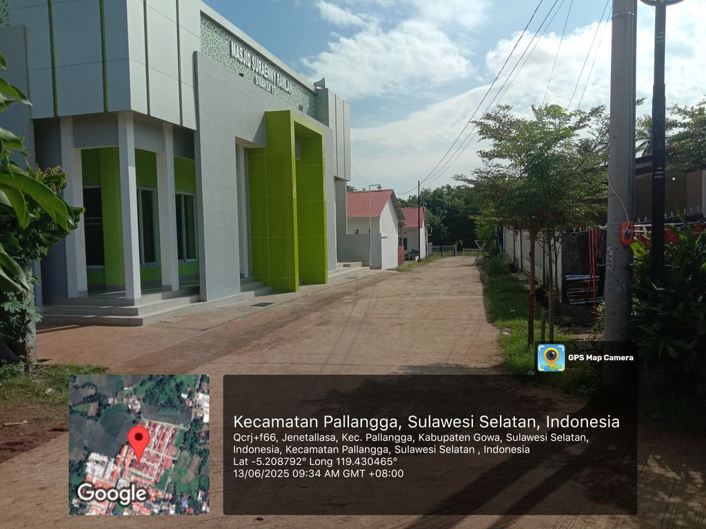 foto posisi tengah perumahan Jenetallasa Residence 2 Pengembangan