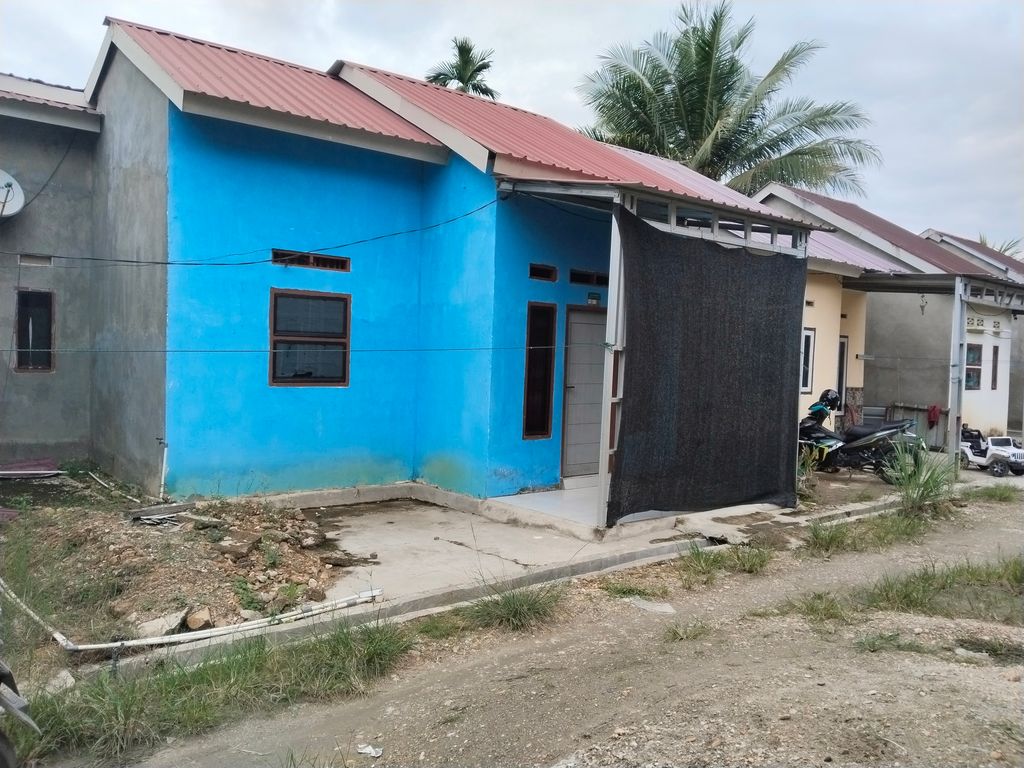 foto tampak rumah tipe 36 perumahan AMERTON RESIDENCE