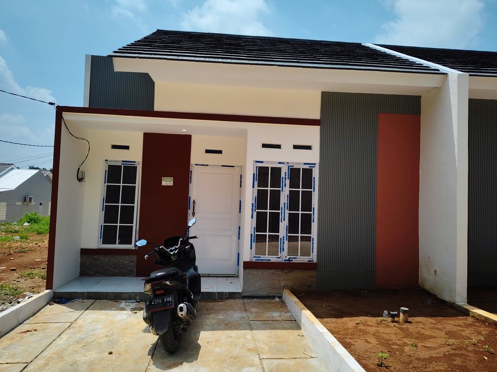 foto denah rumah tipe Mawar perumahan PANORAMA REGENCY SITUSARI