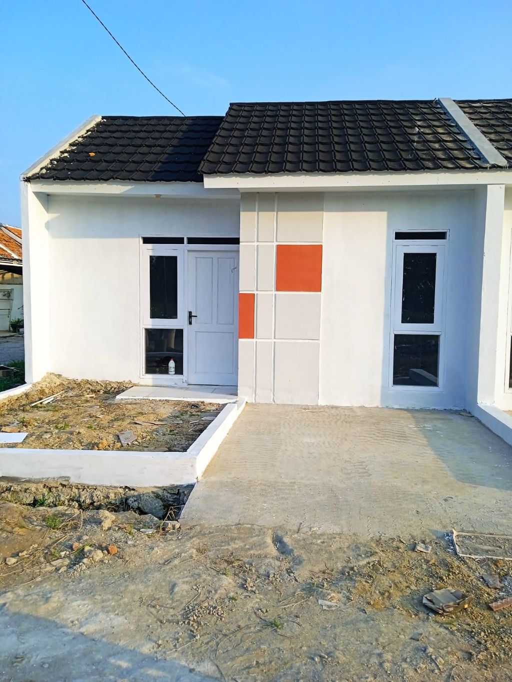 foto tampak rumah tipe 30/60 perumahan MANGO GARDEN