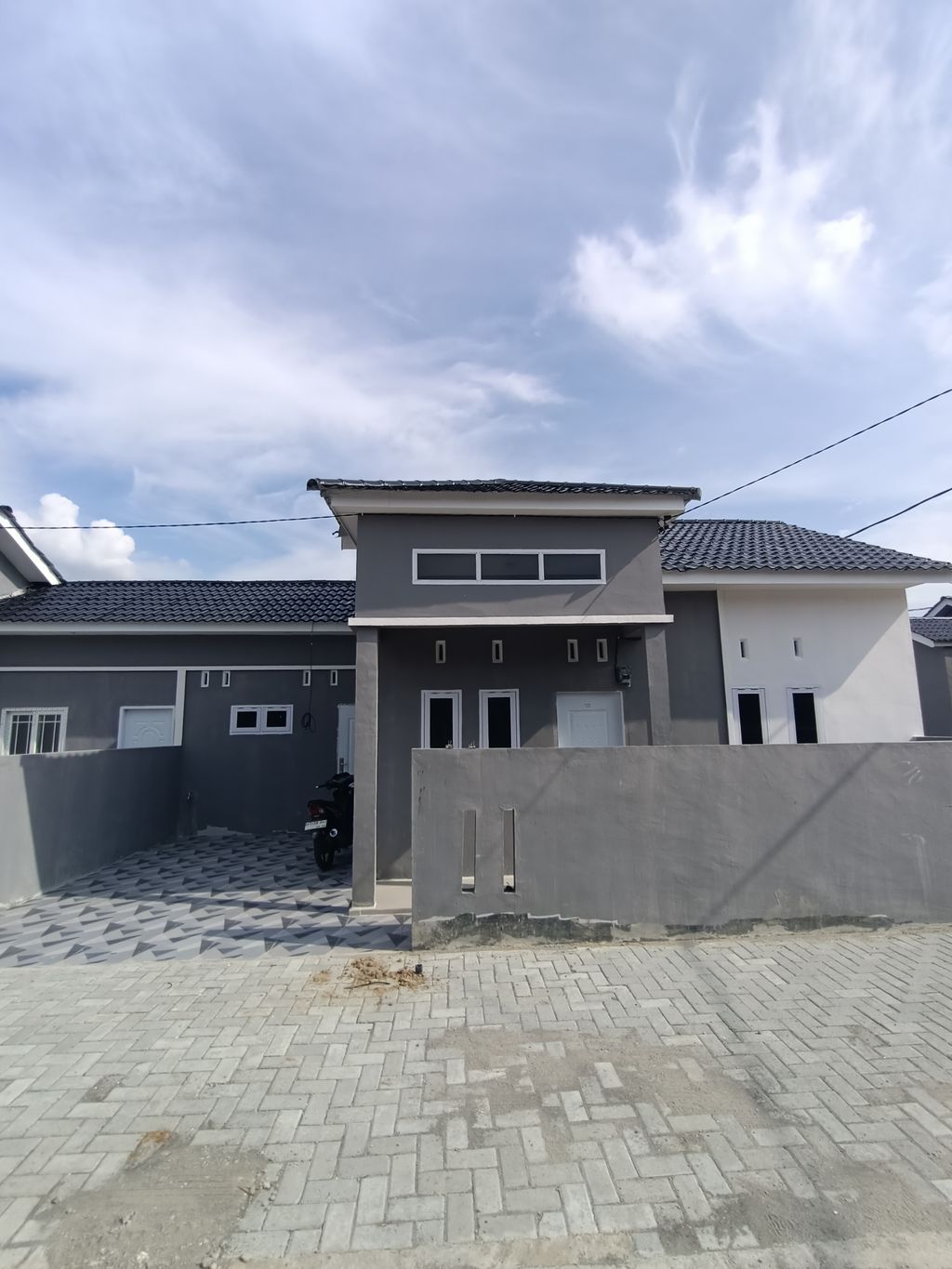 foto tampak rumah tipe 36 perumahan Angkasa Residence Tahap 2