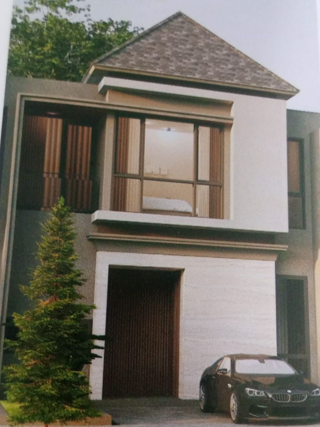 foto tampak rumah tipe CALIA perumahan LIVISTON