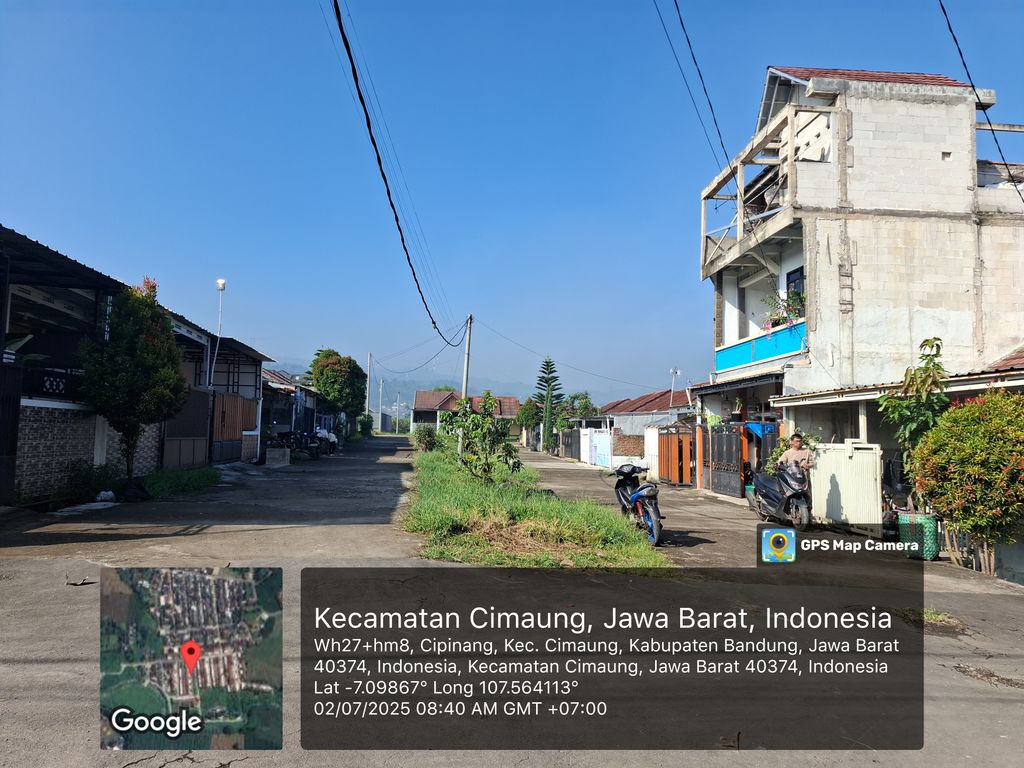 foto posisi tengah perumahan Batureok Cipinang Indah