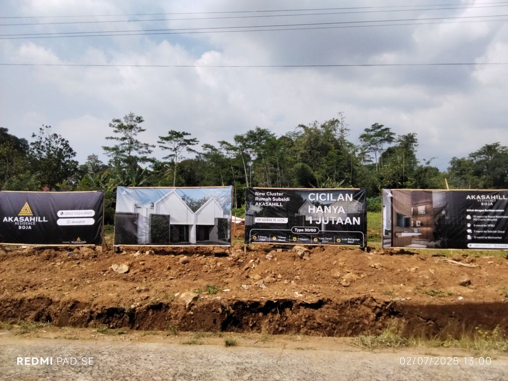 foto gerbang perumahan Akasahill Residence