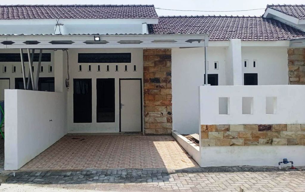foto tampak rumah tipe 36/60 perumahan PERUMAHAN MUTIARA HATI BLOK X