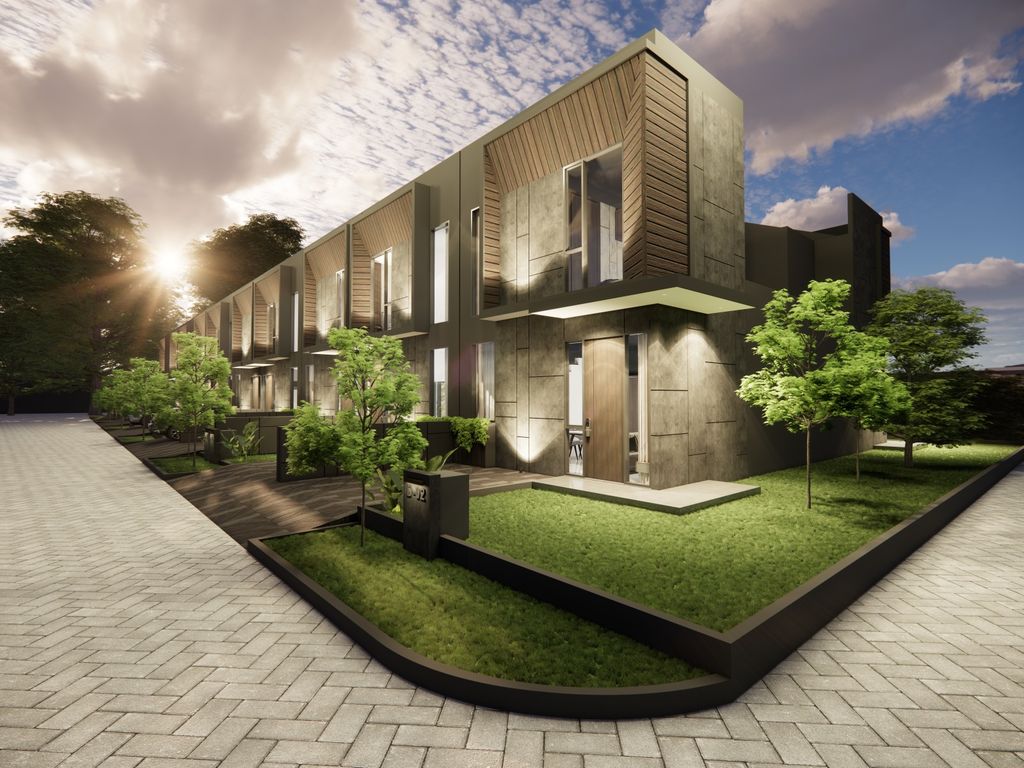foto tampak rumah tipe TOPAZ perumahan Mutiara City Cluster Modena