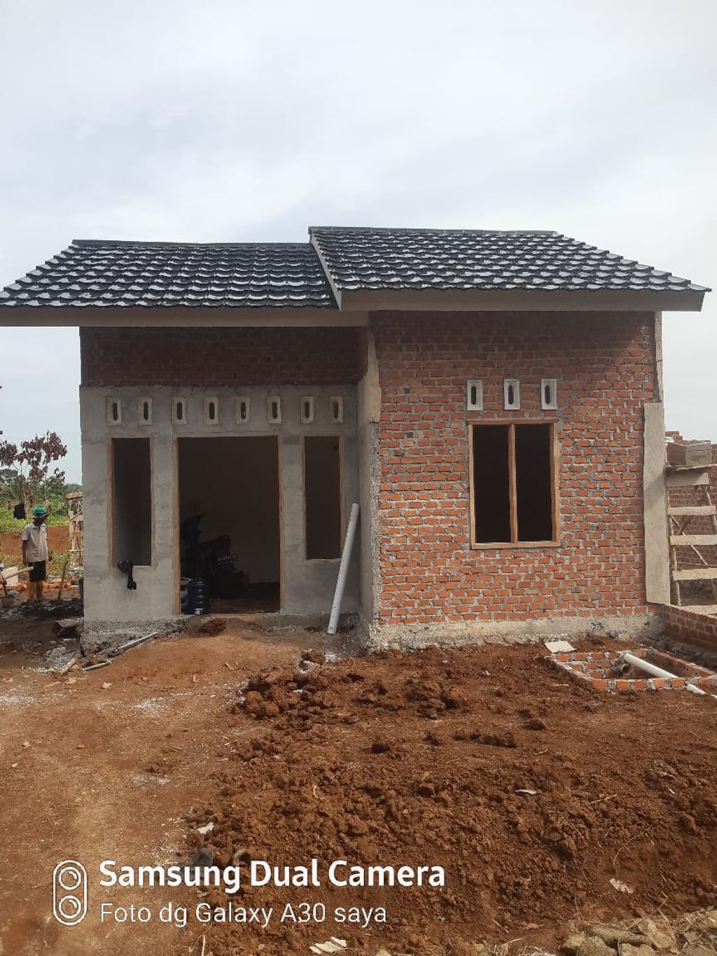 foto tampak rumah tipe 36 perumahan PERUMAHAN ALKHA GOLD LANJUTAN 1