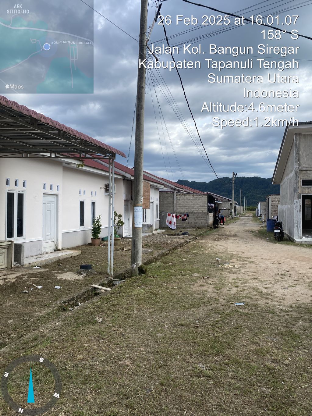 foto posisi tengah perumahan PERUMAHAN SAMUDERA PERMAI TAHAP II