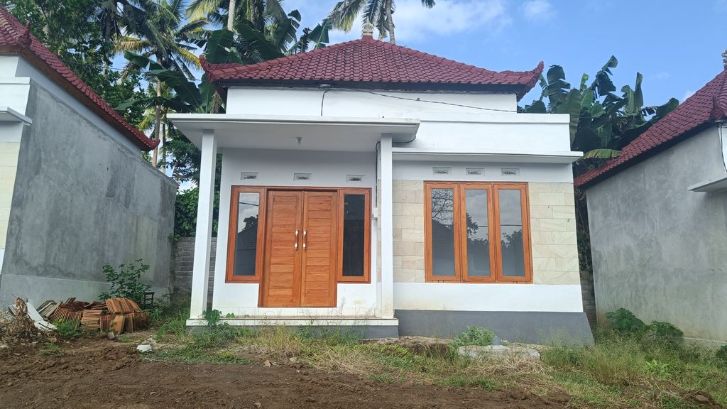 foto tampak rumah tipe Subsidi perumahan Pesona BB Agung Residence