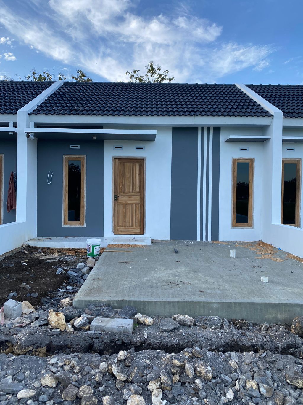 foto tampak rumah tipe Subsidi 32 perumahan AGNIMAYA ANTASENA