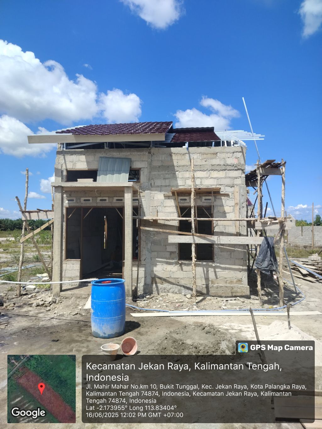 foto tampak rumah tipe 36 perumahan BAGAS BAHALAP RESIDENCE