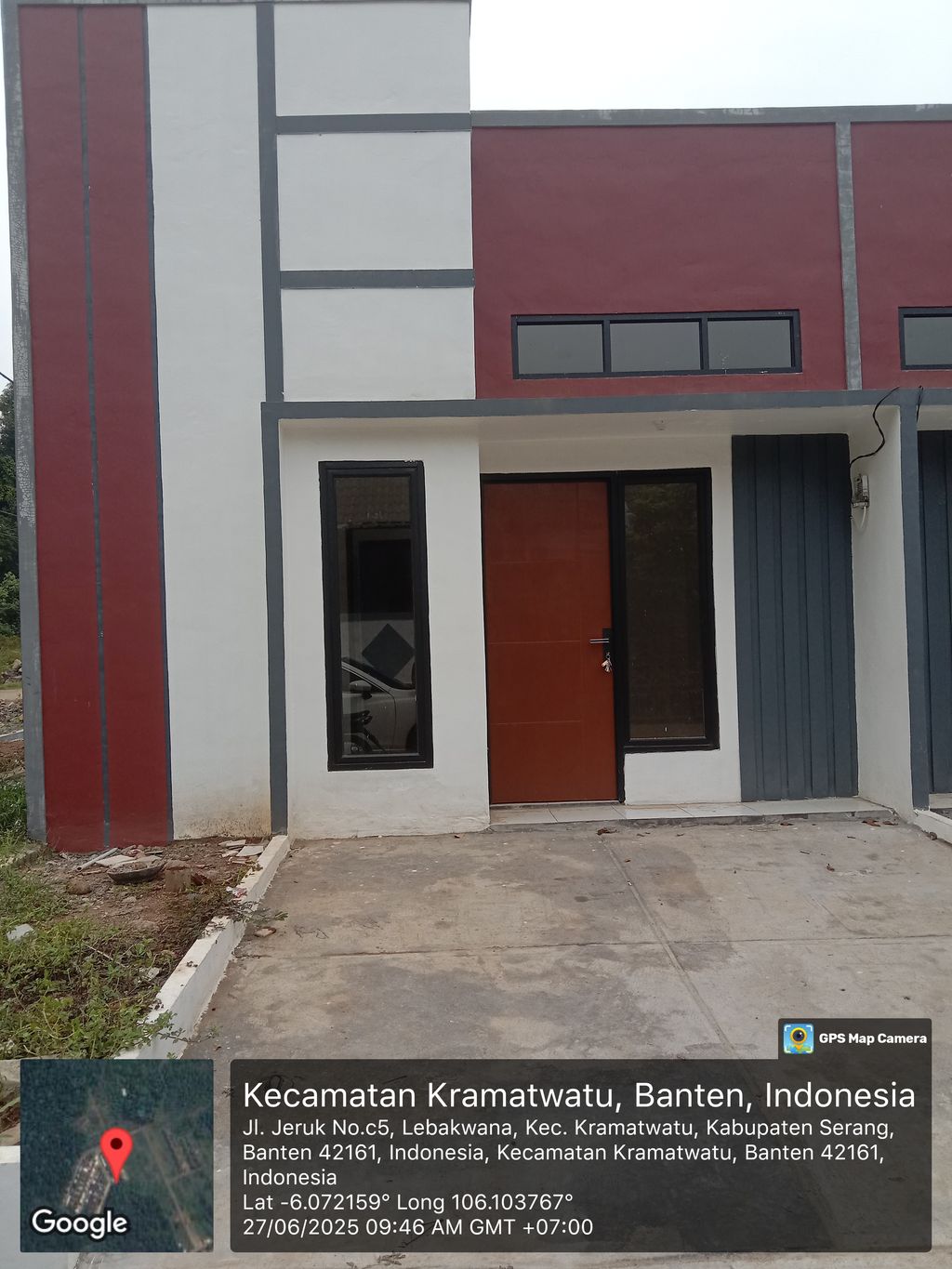 foto tampak rumah tipe 30/60 perumahan SERANG GALLERY KRAMATWATU
