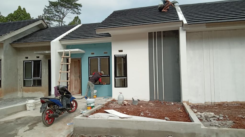 foto tampak rumah tipe 30 - 166 perumahan GRIYA HEGARMANAH ENDAH
