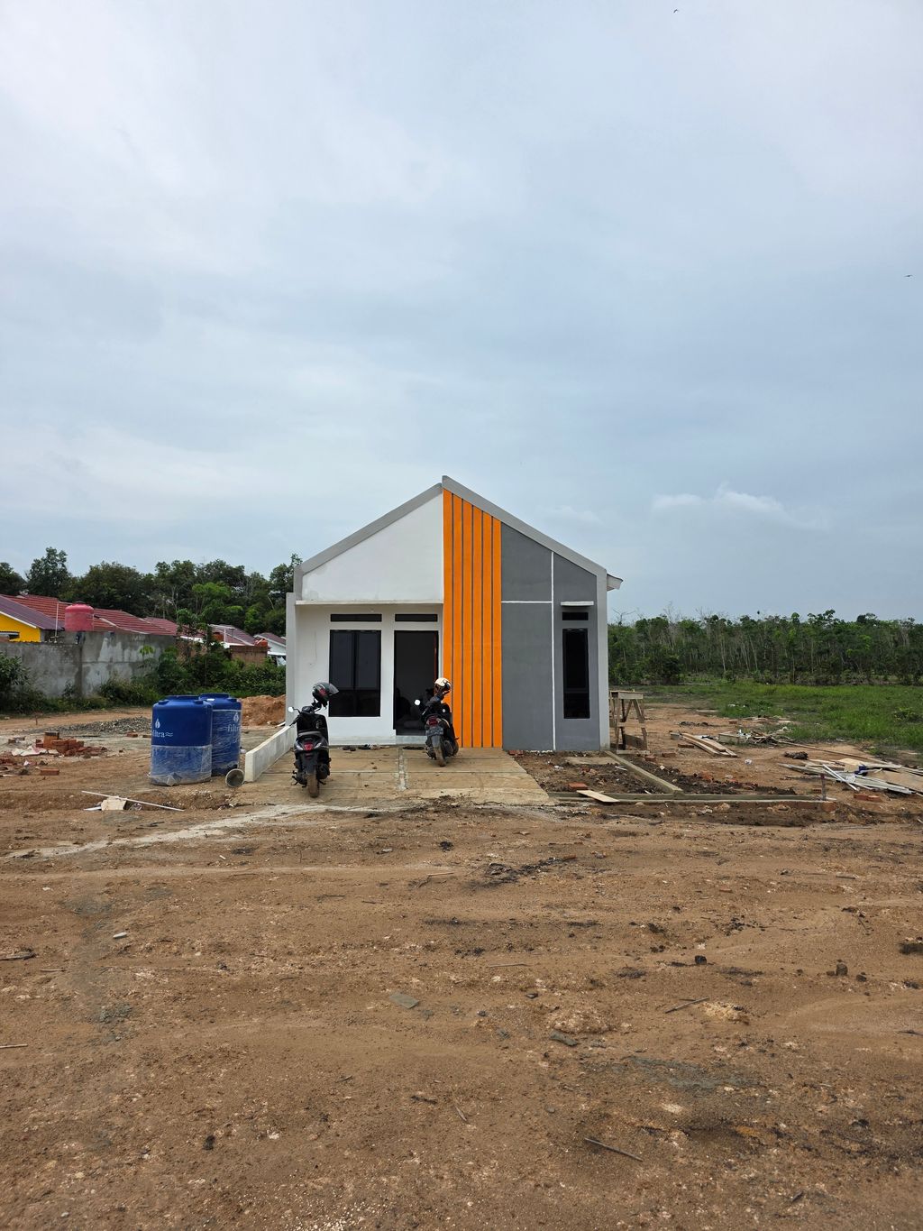 foto posisi tengah perumahan PRABU ALFA RESIDENCE