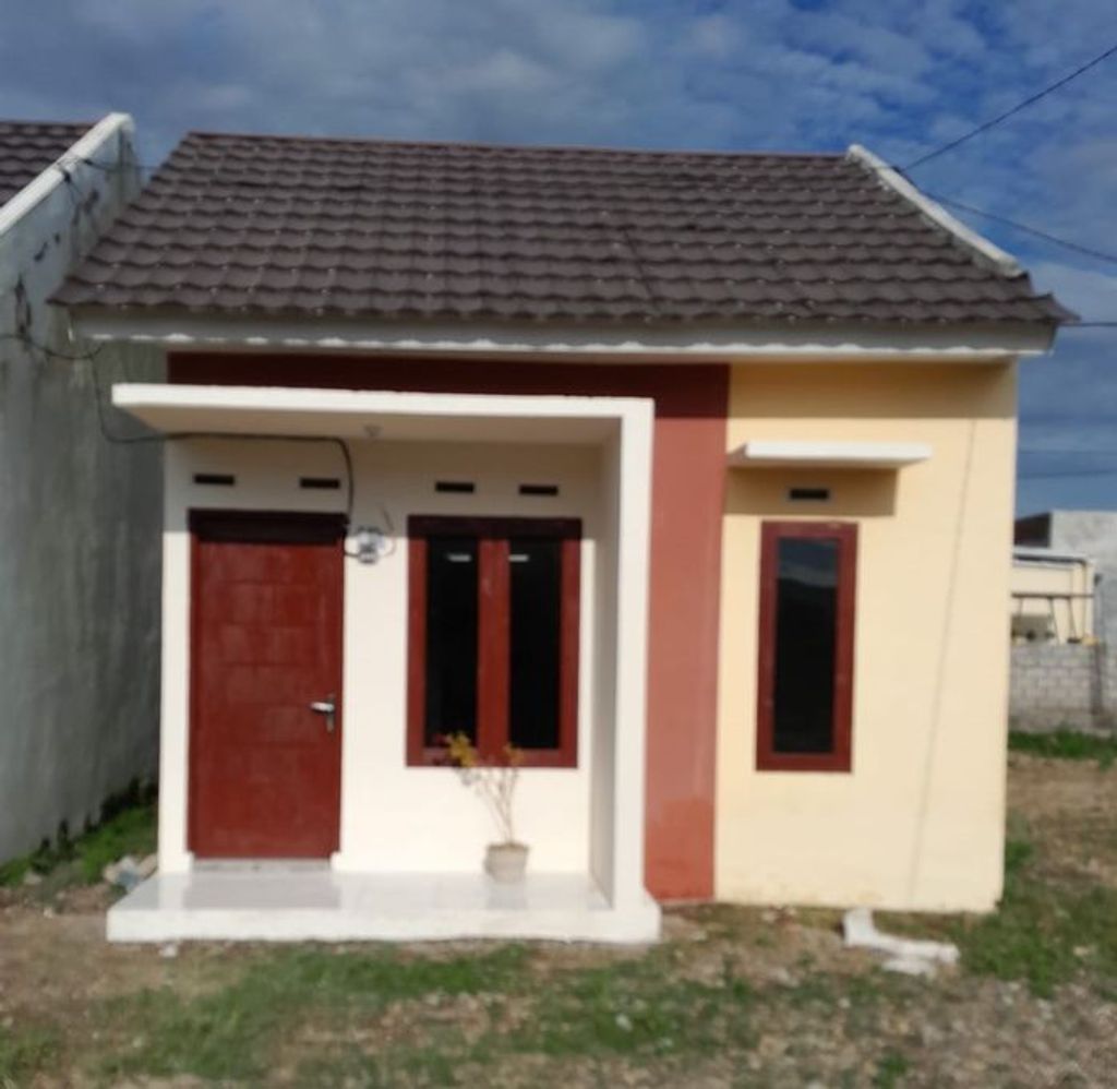 foto tampak rumah tipe 28/70 perumahan PONDOK SARI ASRI