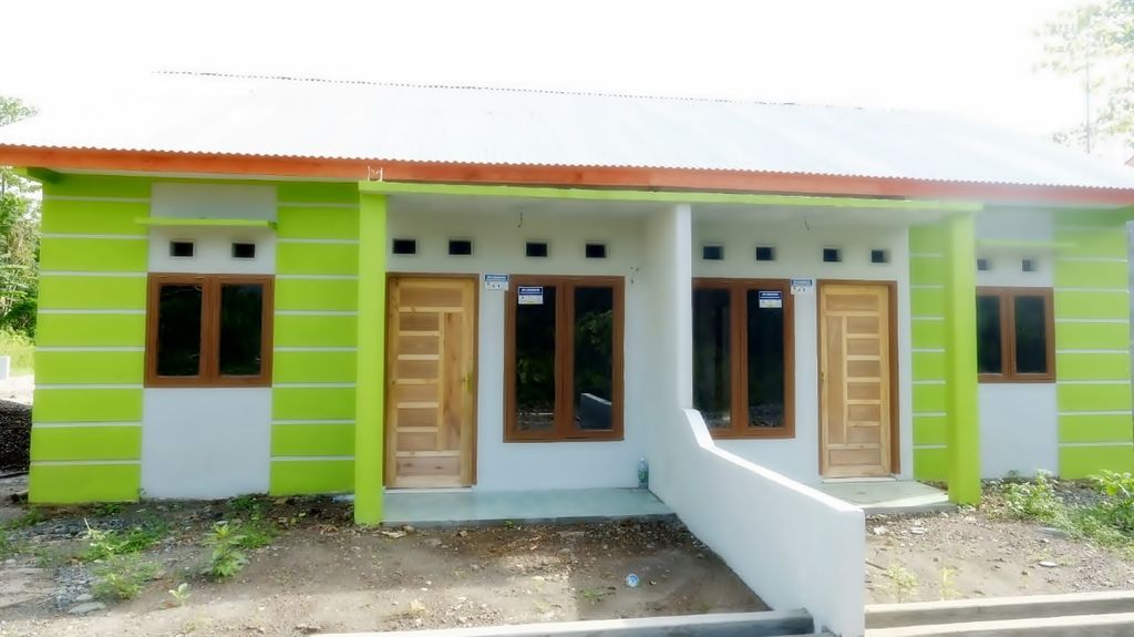 foto tampak rumah tipe 36 / 120 perumahan Perumahan Meranti Permai
