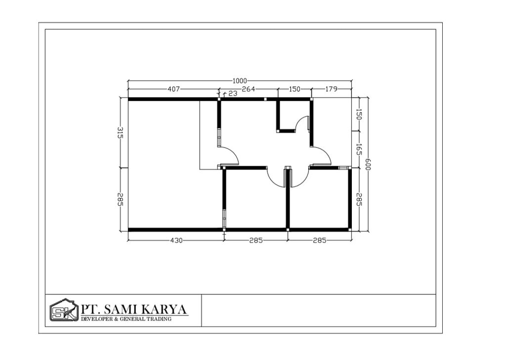 foto denah rumah tipe 30/67 perumahan PERMATA PERMAI KEBONSARI