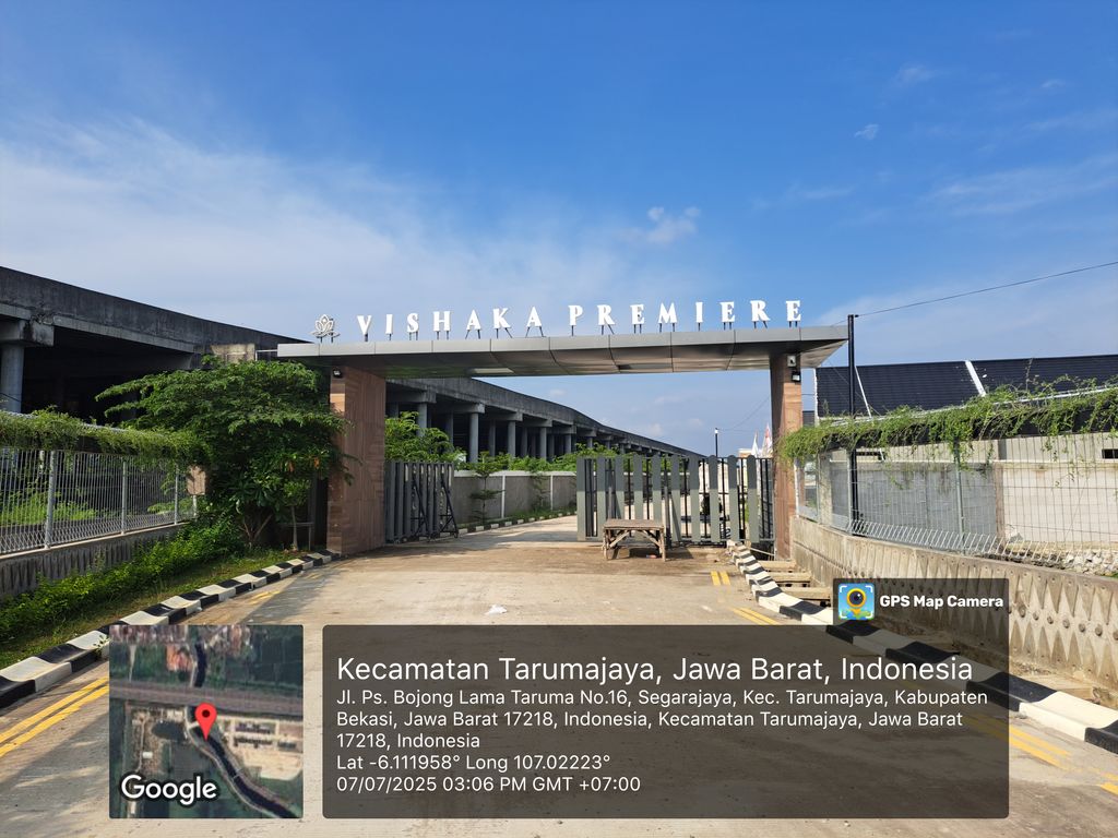 foto gerbang perumahan VISHAKA PREMIERE