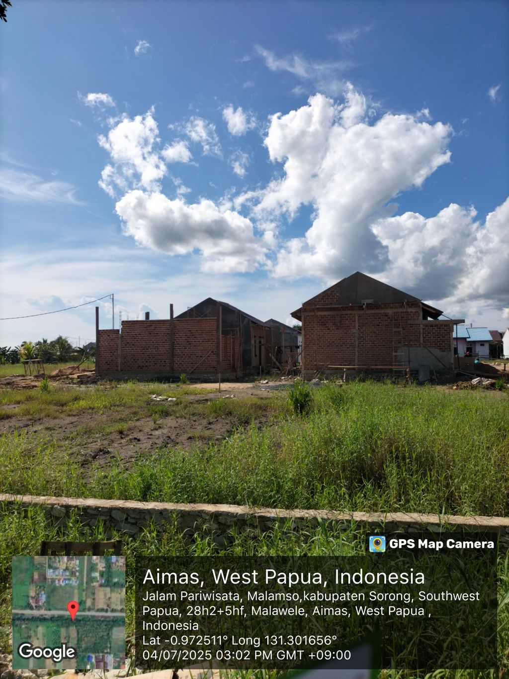 foto posisi tengah perumahan Alima Jaya Residence 3