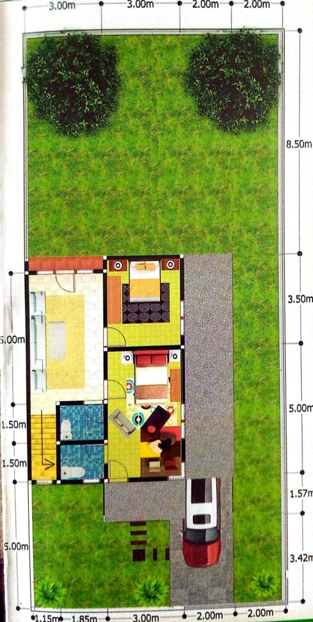 foto denah rumah tipe 120 perumahan PERUMAHAN JOGOT MADANI RESIDENCE