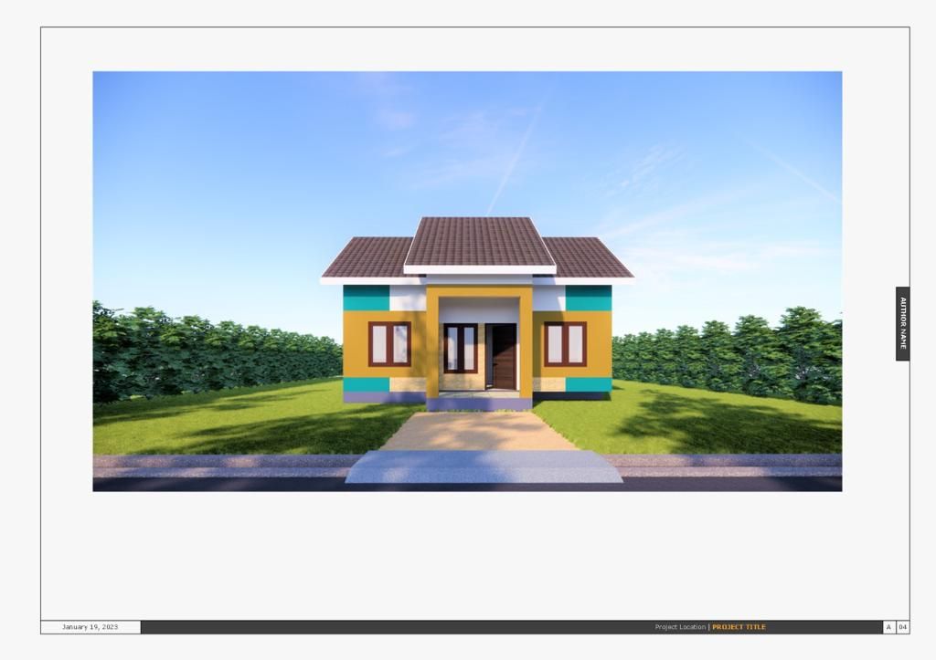 foto tampak rumah tipe 36 subsidi perumahan GRIYA PESONA HAKA KALIBATA III