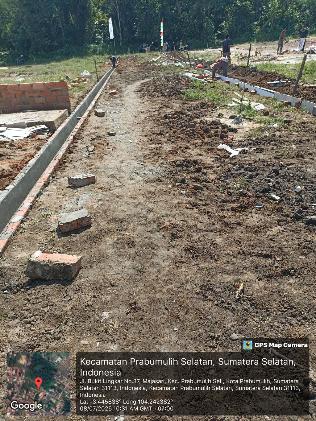 foto posisi tengah perumahan GRAND MAJASARI RESIDANCE