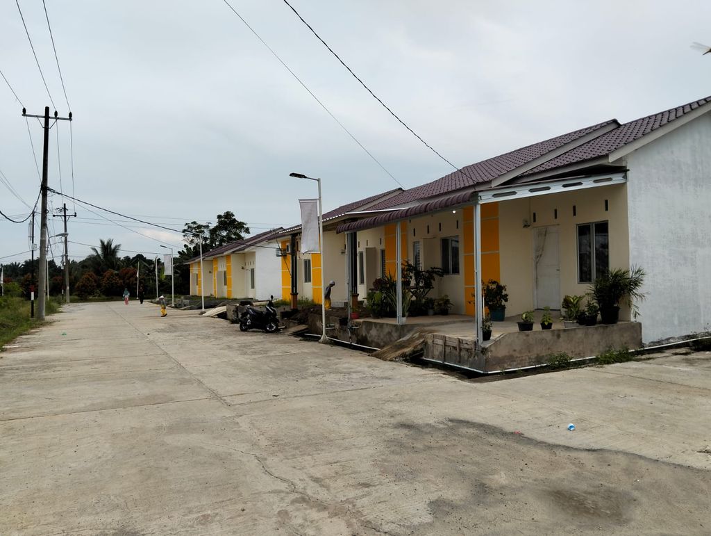 foto posisi tengah perumahan HAWILA RESIDENCE 2 TAHAP II