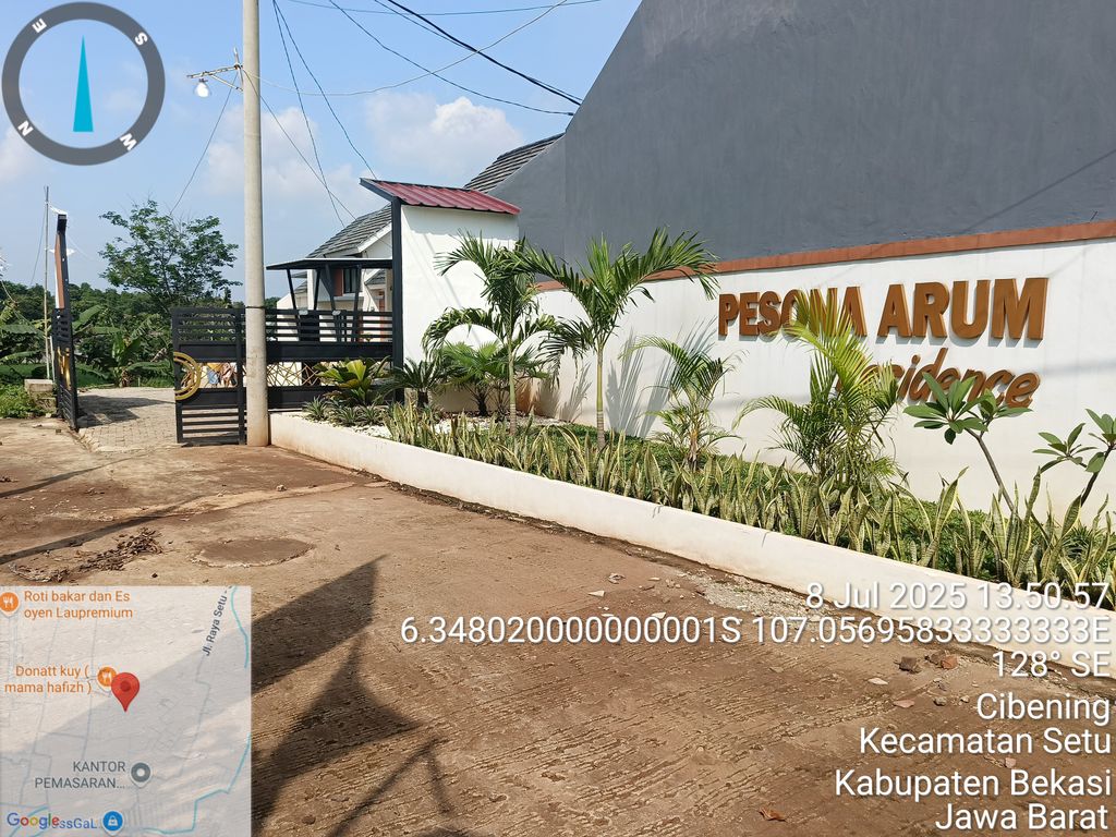 foto gerbang perumahan PESONA ARUM RESIDENCE