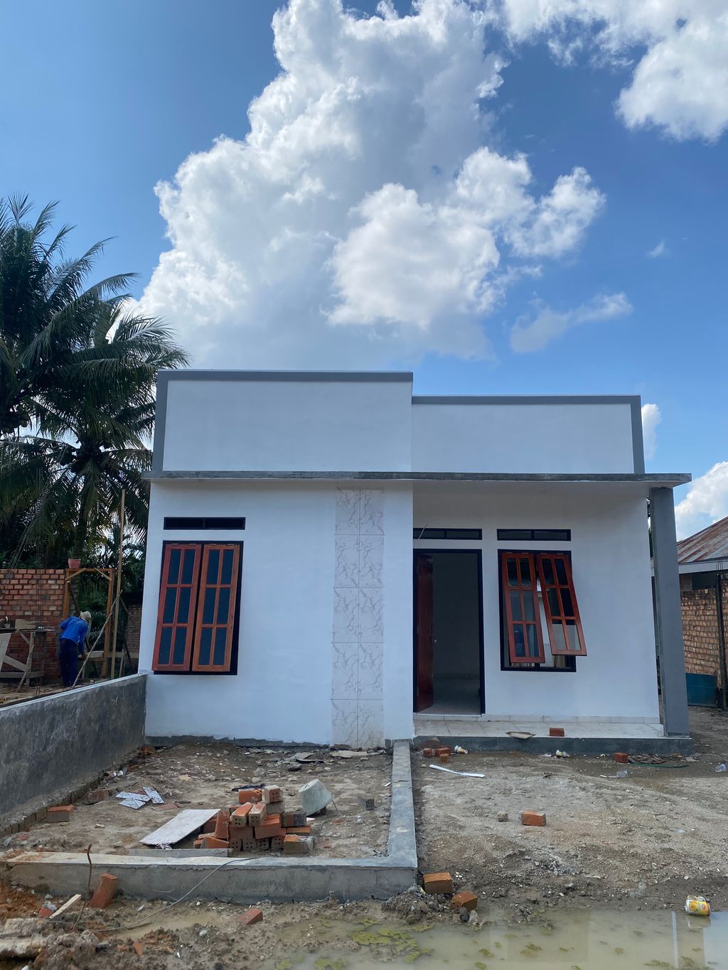 foto tampak rumah tipe 36/128 perumahan SAFA RESIDENCE