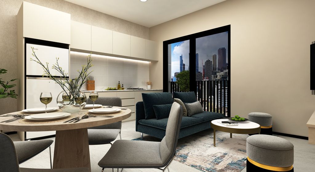 foto tampak rumah tipe 2 BR C perumahan Bintaro Plaza Residence Tower Breeze