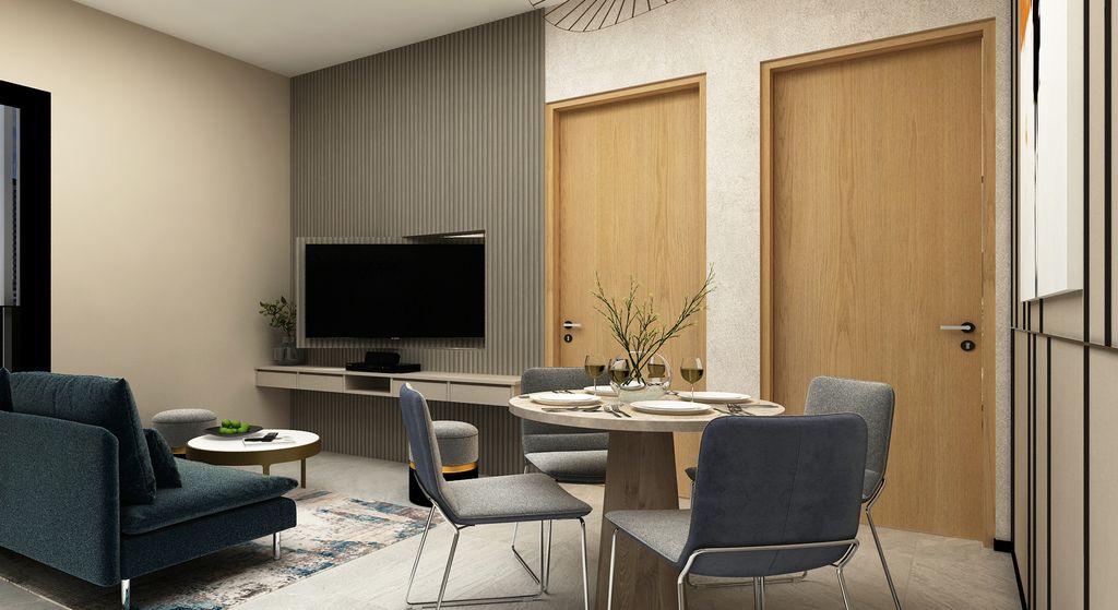 foto tampak rumah tipe 2 BR A perumahan Bintaro Plaza Residence Tower Breeze