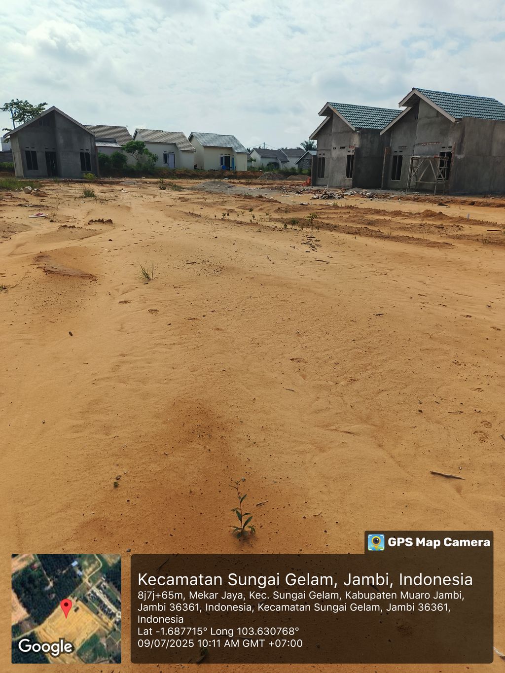 foto posisi tengah perumahan Bintang kenali 3