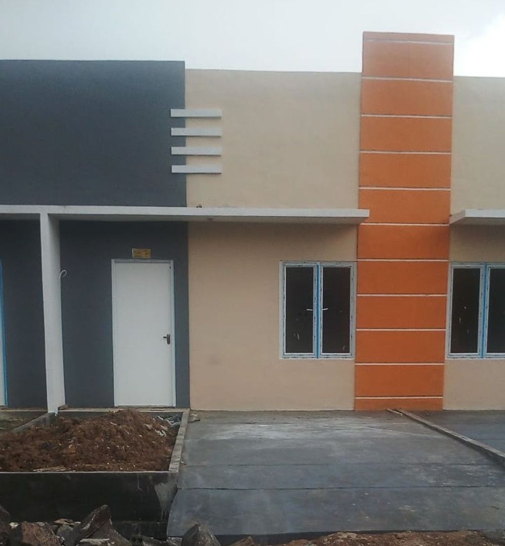 foto tampak rumah tipe 22/60 perumahan Senopati Estate Cikande