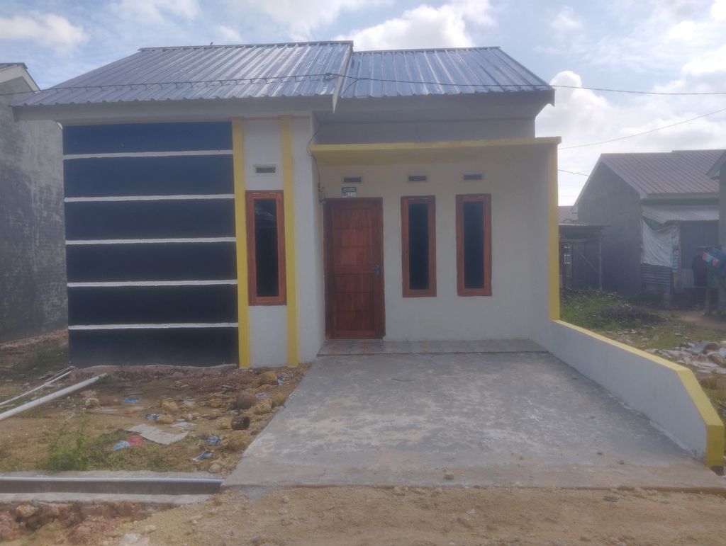 foto tampak rumah tipe 36 m2 perumahan NABIGHA RESIDENCE