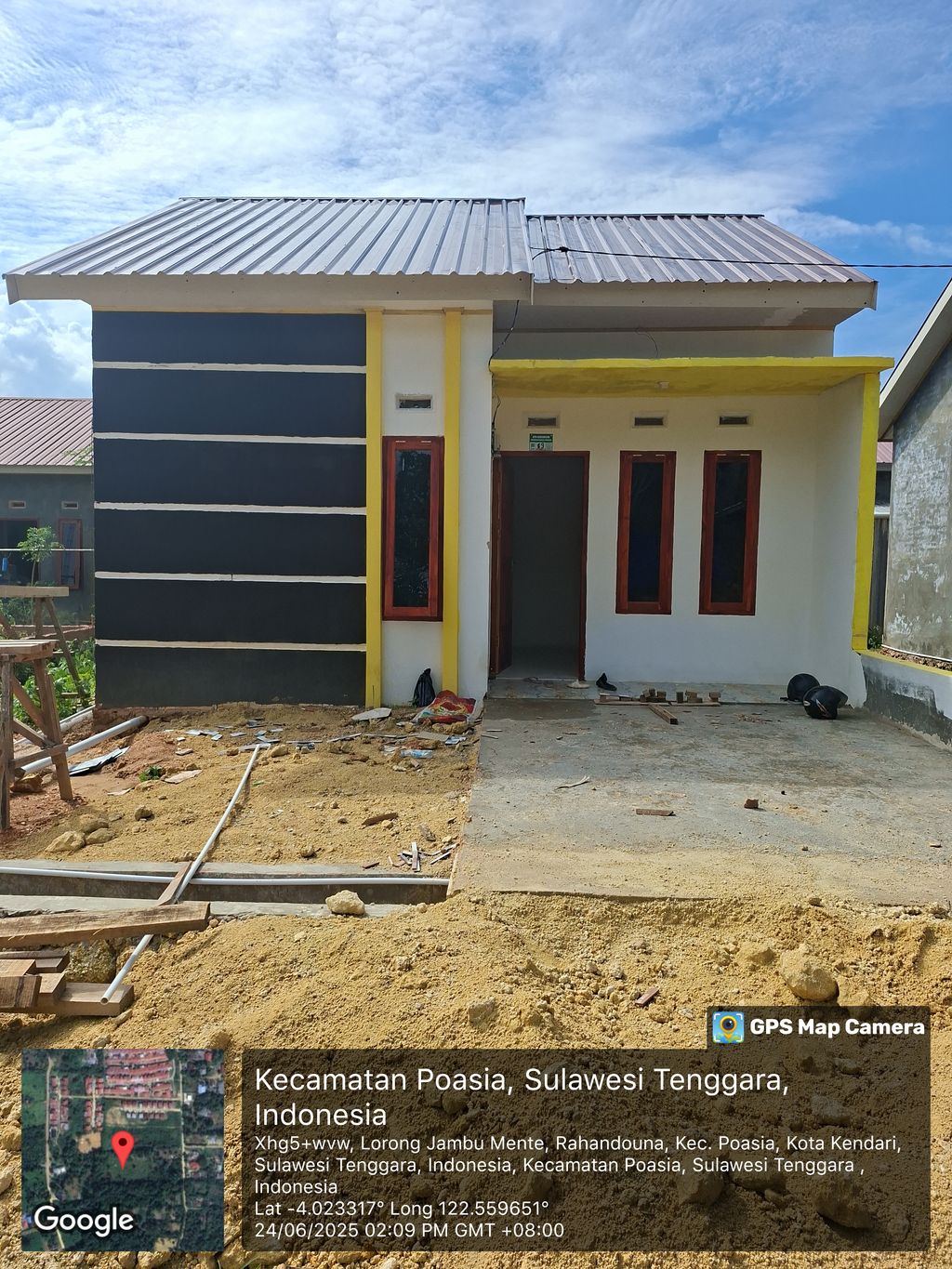 foto tampak rumah tipe 36 m2 perumahan NABIGHA RESIDENCE