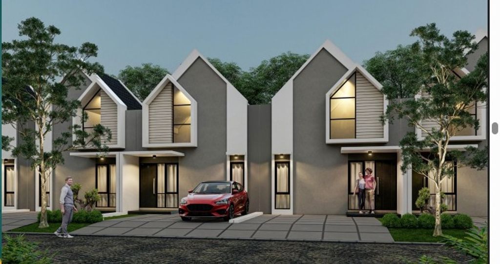foto tampak rumah tipe DAISY SUPERIOR perumahan BREEZE GARDEN