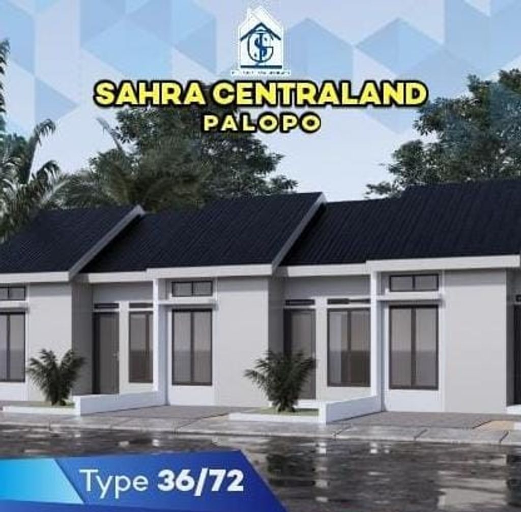 foto tampak rumah tipe 36 perumahan SAHRA CENTRALAND
