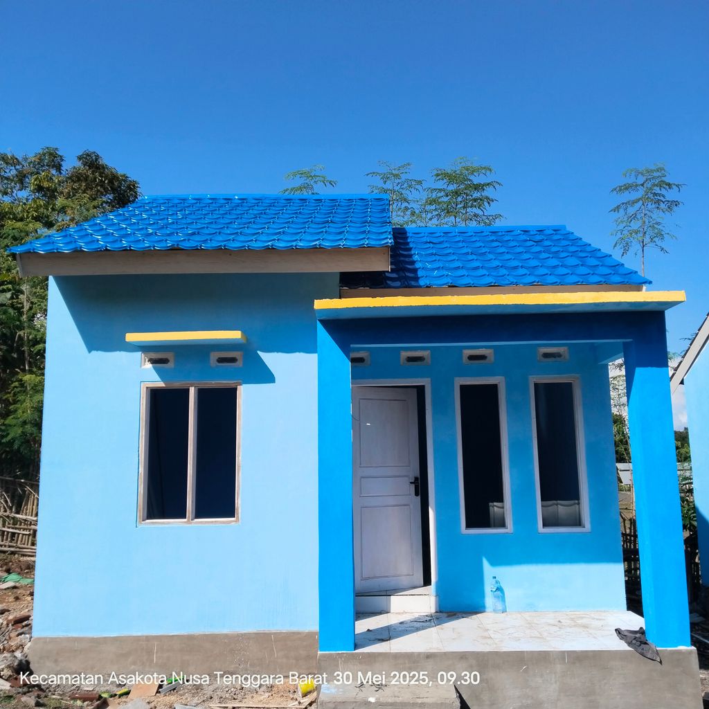 foto tampak rumah tipe 30/75 perumahan Alam Sejuk So Te