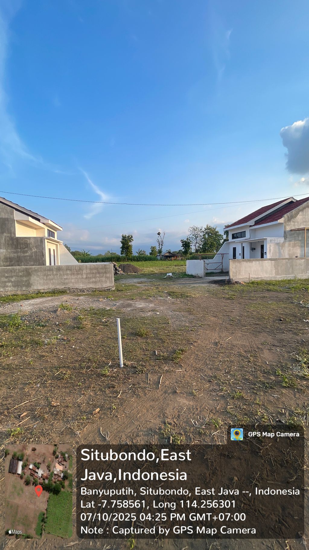 foto posisi tengah perumahan BANYUPUTIH RESIDENCE