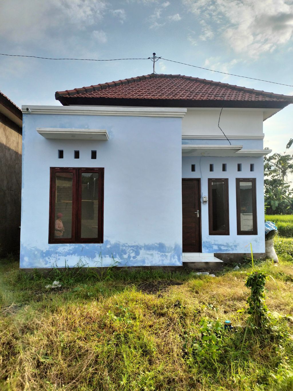 foto tampak rumah tipe 30/75 Full Finishing perumahan GRAHA PRIMA PURI UMA DESA